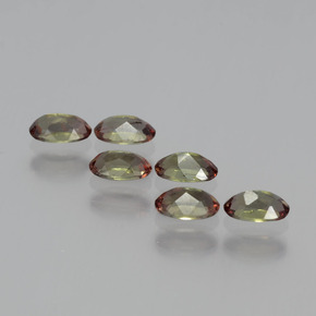 Achetez naturel 1,54ct multicolore andalousite gems, coupe ovale, en provenance brésil chez gemselect. en stock, livraison internationale!