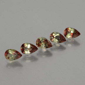 Achetez naturel 2,16ct multicolore andalousite gems, en forme de poire, en provenance brésil chez gemselect. en stock, livraison internationale!