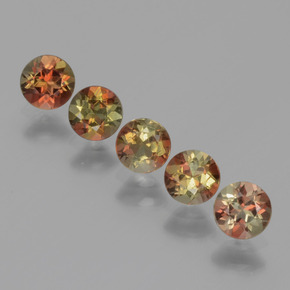 Achetez naturel 1,34ct multicolore andalousite gems, coupe roude, en provenance brésil chez gemselect. en stock, livraison internationale!