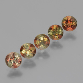Achetez naturel 1,34ct multicolore andalousite gems, coupe roude, en provenance brésil chez gemselect. en stock, livraison internationale!