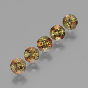 Achetez naturel 1.58ct Multicolore Andalousite gems, Coupe roude, En provenance Brésil chez GemSelect. En stock, livraison internationale!