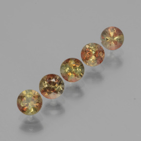 Achetez naturel 1,60ct multicolore andalousite gems, coupe roude, en provenance brésil chez gemselect. en stock, livraison internationale!