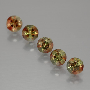 Achetez naturel 1,43ct multicolore andalousite gems, coupe roude, en provenance brésil chez gemselect. en stock, livraison internationale!