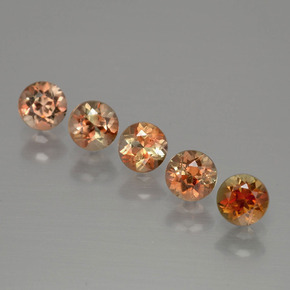 Achetez naturel 1,49ct multicolore andalousite gems, coupe roude, en provenance brésil chez gemselect. en stock, livraison internationale!