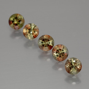 Achetez naturel 1,47ct multicolore andalousite gems, coupe roude, en provenance brésil chez gemselect. en stock, livraison internationale!