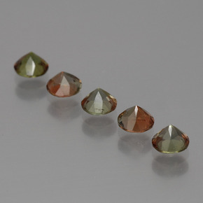 Achetez naturel 1,47ct multicolore andalousite gems, coupe roude, en provenance brésil chez gemselect. en stock, livraison internationale!
