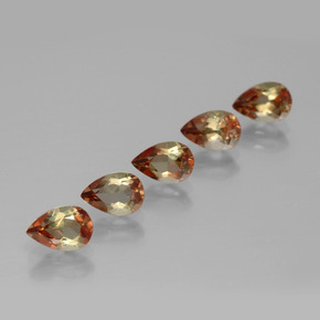Achetez naturel 2,28ct multicolore andalousite gems, en forme de poire, en provenance brésil chez gemselect. en stock, livraison internationale!