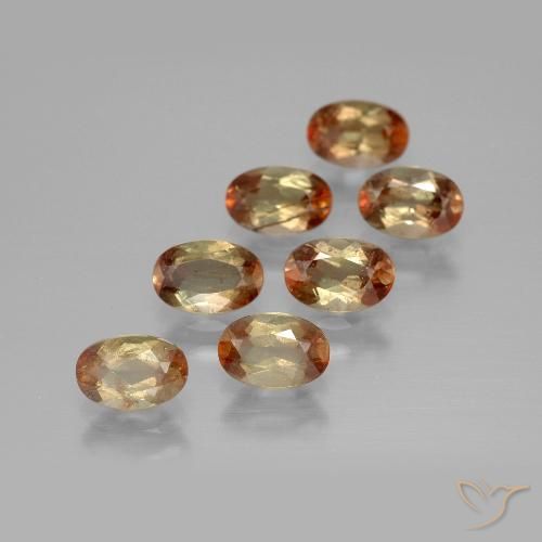 3.46ctw Naturel Multicolore Andalousite, ovale, VS