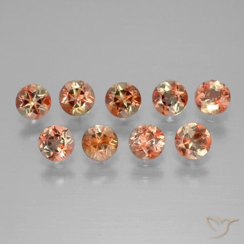 2.44ctw Naturel Multicolore Andalousite, Tour, VS
