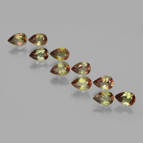 Achetez naturel ct multicolore andalousite gems, en forme de poire, en provenance brésil chez gemselect. en stock, livraison internationale!