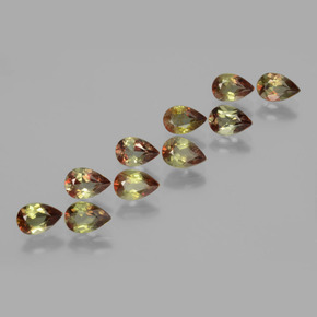 Achetez naturel ct multicolore andalousite gems, en forme de poire, en provenance brésil chez gemselect. en stock, livraison internationale!