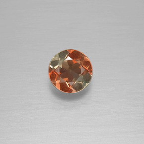 Andalousite Orange brunâtre naturelle Coupe roude, 0.45 ct, VS