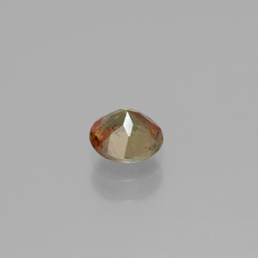 Andalousite multicolore naturelle coupe roude, 0,46 ct, VS