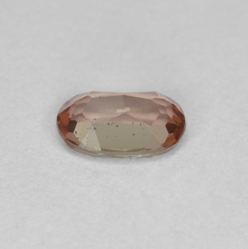 Andalousite multicolore naturelle coupe ovale, 0,42 ct, VS