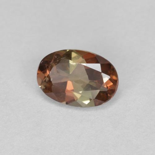 Andalousite Multicolore naturelle Coupe ovale, 0.47 ct, VS
