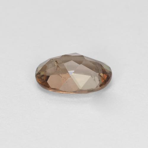 Andalousite multicolore naturelle coupe ovale, 0,44 ct, VS-SI