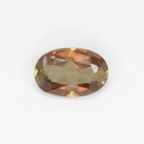 Andalousite Multicolore naturelle Coupe ovale, 0.37 ct, VS