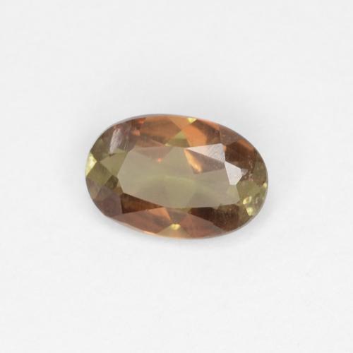 Andalousite Multicolore naturelle Coupe ovale, 0.37 ct, VS