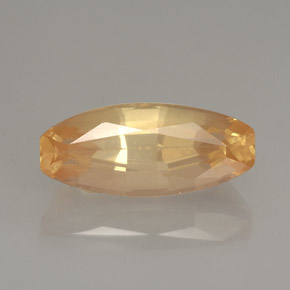 Andésine labradorite jaune naturelle forme fantaisie, 3,04 ct, VVS