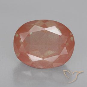 2.48ct Naturel Rose moyen Labradorite andésine, ovale, Transparent