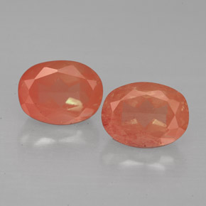 Achetez naturel ct Miel Rouge Labradorite andésine gems, Coupe ovale, En provenance Congo chez GemSelect. En stock, livraison internationale!