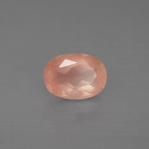 Andésine labradorite rouge naturelle coupe ovale, 0,97 ct, VS