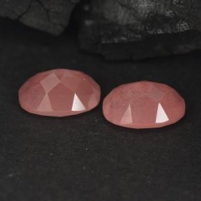 Achetez naturel 1.90ct Orange rougeâtre pâle Labradorite andésine gems, Coupe ovale, En provenance Congo chez GemSelect. En stock, livraison internationale!