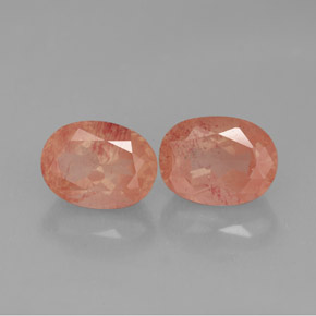 Achetez naturel ct Miel Rouge Labradorite andésine gems, Coupe ovale, En provenance Congo chez GemSelect. En stock, livraison internationale!