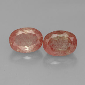 Achetez naturel ct Miel Rouge Labradorite andésine gems, Coupe ovale, En provenance Congo chez GemSelect. En stock, livraison internationale!