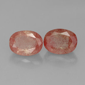 Achetez naturel ct Miel Rouge Labradorite andésine gems, Coupe ovale, En provenance Congo chez GemSelect. En stock, livraison internationale!