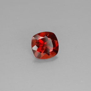Andésine labradorite orange naturelle coupe coussin, 1,00 ct, VVS