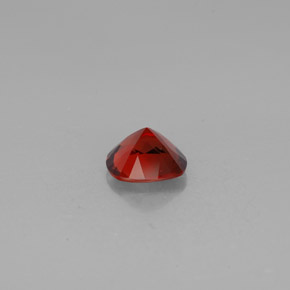 Andésine labradorite orange naturelle coupe coussin, 1,00 ct, VVS