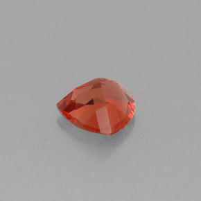 Andésine labradorite orange naturelle trillion, 0,97 ct, VVS-VS