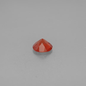 Andésine labradorite rouge naturelle coupe roude, 0,94 ct, VS