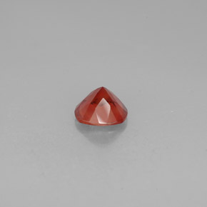 Andésine labradorite rouge naturelle coupe coussin, 1,08 ct, VS