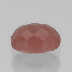 Andésine labradorite rouge naturelle transparent, 1,50 ct, transparent / translucide