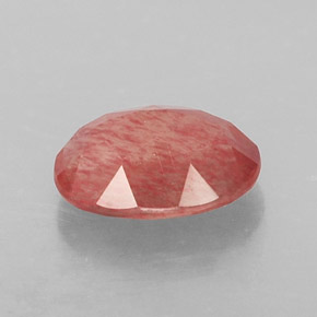 Andésine labradorite rouge naturelle transparent, 1,22 ct, transparent / translucide