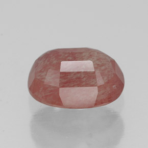 Andésine labradorite rouge naturelle transparent, 1,44 ct, transparent / translucide