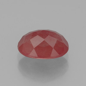 Andésine labradorite rouge naturelle transparent, 1,20 ct, transparent / translucide