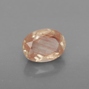 Labradorite andésine Miel Rouge naturelle Transparent, 1.49 ct, Transparent / Translucide