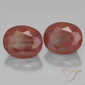 Shop natural 8.14ct Rouge moyen Labradorite andésine gems, ovale, from Congo at GemSelect. In stock, global shipping!