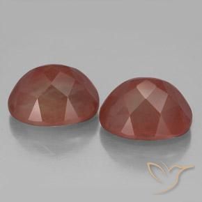Shop natural 8.14ct Rouge moyen Labradorite andésine gems, ovale, from Congo at GemSelect. In stock, global shipping!