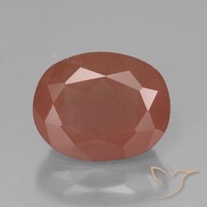 3.10ct Naturel Rouge blush Labradorite andésine, ovale, Transparent / Translucide
