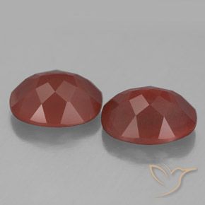 Shop natural 6.75ct Rouge foncé Labradorite andésine gems, ovale, from Congo at GemSelect. In stock, global shipping!