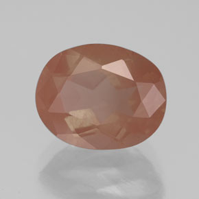 Andésine labradorite orange naturelle transparent, 2,72 ct, transparent / translucide