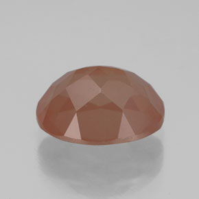 Andésine labradorite orange naturelle transparent, 2,72 ct, transparent / translucide