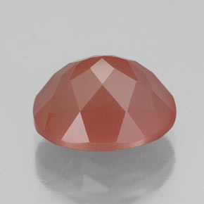 Labradorite andésine Miel Rouge naturelle Transparent, 4.03 ct, Transparent / Translucide