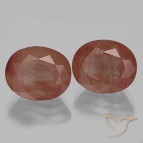 Shop natural 7.59ct Rouge sang Labradorite andésine gems, ovale, from Congo at GemSelect. In stock, global shipping!