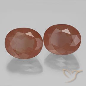 Shop natural 7.60ct Orange rougeâtre Labradorite andésine gems, ovale, from Congo at GemSelect. In stock, global shipping!