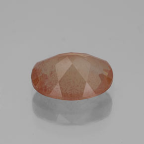 Labradorite andésine Miel Orange naturelle Transparent, 2.23 ct, Transparent / Translucide